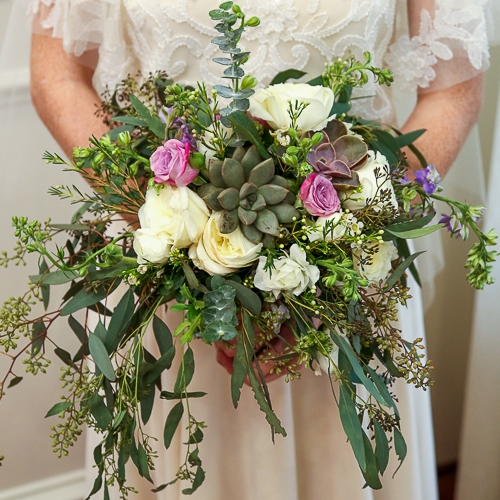 Whimsical Winter  Wedding Bride Bouquet